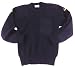 Original BW Pullover, Brusttasche links, mit 80% Wolle in blau