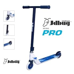 JD Bug Pro 3 Sport Street Scooter MS108C - Blue/White