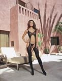 Dreamgirl Madrid - Sheer suspender tank bodystocking.