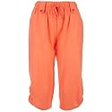 Misses Coral Bay Gwen Ruched Drawstring Capris