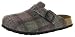BIRKIS Birkenstock Woodby Womens Mens Unisex Birko Felt Plaid Clogs Shoes Yorkshire Red