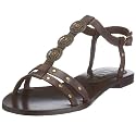 Jette Coins Damen Flat Leather Sandal I