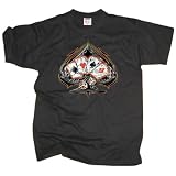 T-Shirt Four of a Kind Poker Texas Holdem, verschiedene Farben Gr.S-5XL