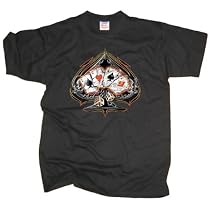 T-Shirt Four of a Kind Poker Texas Holdem, verschiedene Farben Gr.S-5XL