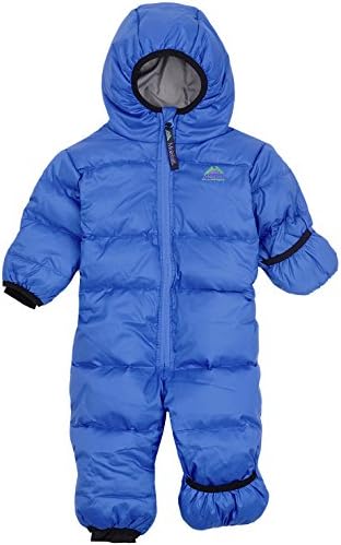 Molehill Down Bunting Suit (700 Down Fill), Azure, 9/18 mos