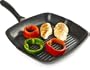 Andrew James 28cm Cast Aluminum Griddle Pan - Suitable For All Types Of Hobs Including Induction Andrew James 28cm Cast Aluminum Griddle Pan - Suitable For All Types Of Hobs Including Induction