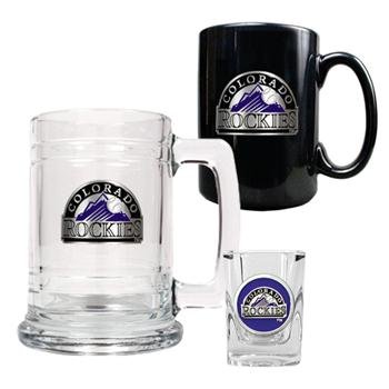 Colorado Rockies MLB Beer Tankard & Shot Glass