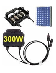 Photography: Qich? 230W - 280W Solar Junction Box 900mm cables MC4 connector for Solar Cell DIY, MAX 300W Solar Panels PV Connection - Qich