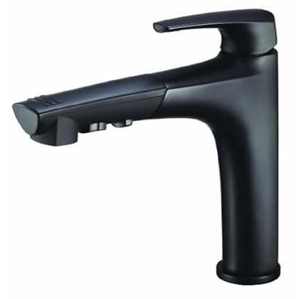 Review Danze D456710bs Taju Pull Out Kitchen Faucet Black Satin