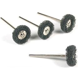 4 Polishing Brush Jewelry Satin Finish Tools fit Dremel