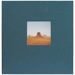 New HUDSON Lake-blue/soft-white 2-up cloth album holds 200 prints by Kolo - 4x6