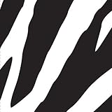 Creative Converting Animal Print Zebra Beverage Napkins, 16 Count