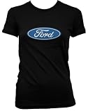 Ford Logo Juniors T-shirt, Licensed Ford Motor Company Emblem Juniors Shirt