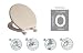 Paramount Super Deluxe Whisper Peach Wood Moulded Toilet Seat & Cover Image
