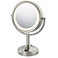Kimball & Young 5X/1X Mag. 25-Watt Incandescent Vanity Mirror - Bronze Nickel