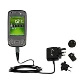 International Wall / AC Charger for the HTC P4550 - Gomadic Brand w/ TipExchange Technology