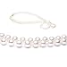 AugustinaJewelry Double Strand 17-18 Inch 5-5.5mm White Freshwater Cultured Pearl Necklace