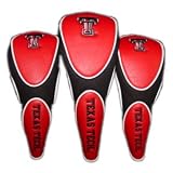 Texas Tech Red Raiders College NCAA Golf Zippered Head Covers Set of 3