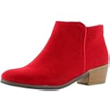 Reneeze BEAUTY-03 Women Sneaker Petty Stacked Heel Side Zipper Ankle Booties