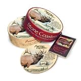 Elk Stone Coaster Set by American Expedition