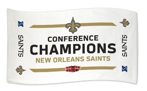 New Orleans Saints Official NFC Champion Trophy Towel
