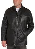 Weatherproof Men's Shrunken Lamb Car Coat, Black, Medium