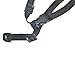 OSdream 4 Points Chin Strap with Bolts and Screws for Ordinary helmet/Suspension System Helmet Lanyard (Black)