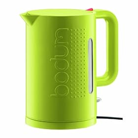 BODUM Bistro 1.5 Litre/ 51 oz Electric Water Kettle, Lime Green