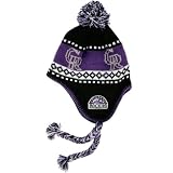 MLB Men's Colorado Rockies Abomination Knit (Black, One Size)