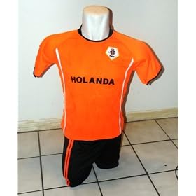 CHILDRENS, KIDS, BOYS, & GIRLS HOLLAND NETHERLANDS SOCCER SET SIZE 10 (AGES 7 AND 8)