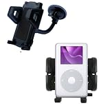 Flexible Car Windshield Holder for the Apple iPod Photo (30GB) - Gomadic Brand