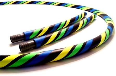 Original Break Away Weighted Hula Hoop (Boogie Fever)2 Hoops in 1 (36"-40"-44" "TRIFECTA" 3 hoops in 1)