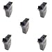 5 Brother Compatible (5 Black) Lc21Bk / Lc600Bk - Mfc 580, Mfc 590, Mfc 890...