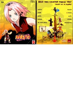 41cgMF2Iq L naruto mattel 3 inch pvc tree diorama single figure series 2 sakura [#3 of 10]