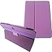 NSSTAR Folio Stand Faux Leather Case Cover Flip Protection Guard Case Cover for 7 Inch Android Tablet Q88 (Purple)
