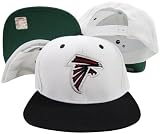 Atlanta Falcons White/Black Two Tone Snapback Adjustable Plastic Snap Back Hat / Cap