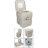 5 GAL Portable Camp Toilet Camping Flush Potty by Mega Brand