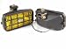 Delta 250 Series Halogen Fog Yellow Light Kit (2 ea.)