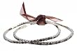 Bracelet Set (2 pc) - (B283) - Plus Size Stretch - Swarovski TM Crystals ~ Jet, Smoky Topaz & Blk Diamond (Black, Brown & Gray) (8")