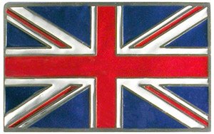 Cover image : Men's BRITISH FLAG Punk Rock Metal Belt Buckle