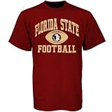 Florida State Seminoles (FSU) Garnet Old School Football T-shirt