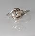 1.01 Ct Marquise Diamond Engagement Ring ( I-SI3) EGL certification 14k White Gold