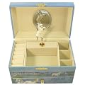 Trousselier 60621 - Pferde-Spieluhr "White Horses" (Spieldose, Musikdose, Spieluhren, Spieluhr mit Pferd)