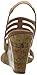 AK Anne Klein Women's Trisa Nubuck Wedge Sandal