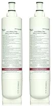 Whirlpool 4396508P KitchenAid Side-by-Side Refrigerator Quarter Turn Water Filter, 2-Pack