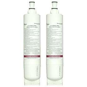 Whirlpool 4396508P KitchenAid Side By Side Refrigerator Quarter Turn Water Filter, 2-Pack