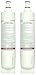 Whirlpool/KitchenAid Side By Side Refrigerator Quarter Turn Water Filter, 2-Pack #4396508P