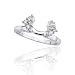 Jewelry : 14K White Gold 1/3 ct. Diamond Wrap