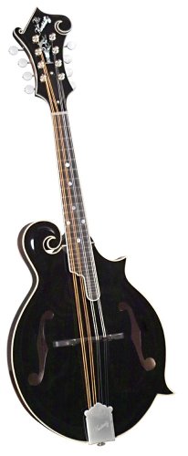 Kentucky KM-1000B Master F Model Mandolin Black Top Nitrocellulose Lacquer