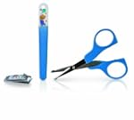 Nuby ID4774BLUE Baby Manik�re Set, blau